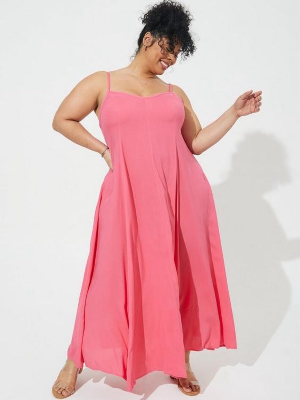 Torrid Maxi Challis Trapeze Dress Size 3X